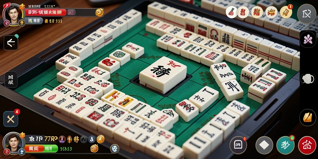 Screenshot gameplay Mahjong 77RP menampilkan keseruan permainan.