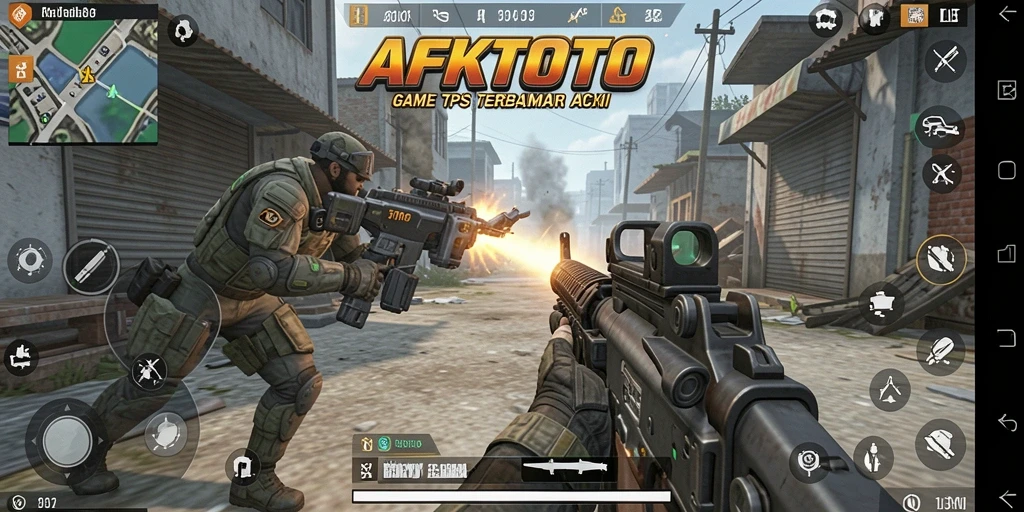 Tampilan gameplay AFKTOTO menampilkan aksi tempur yang mendebarkan dan grafis memukau.