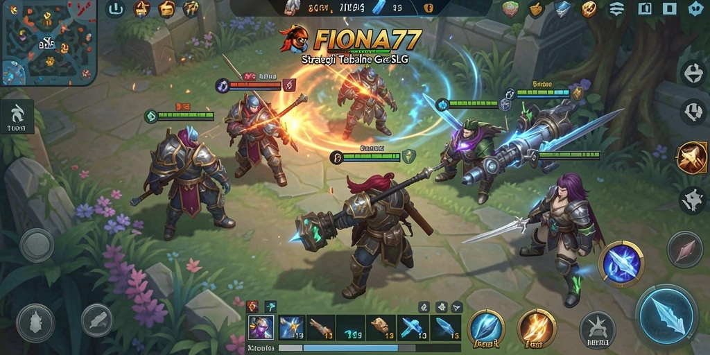 Tampilan gameplay <strong>FIONA77</strong> yang mendebarkan dan strategis.