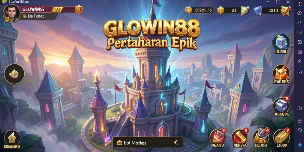 Gameplay seru dari GLOWIN88 dalam aksi Tower Defense.