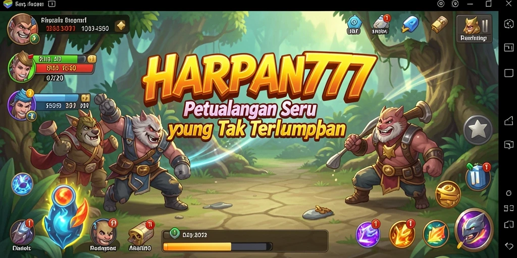 Screenshot utama HARAPAN777 memperlihatkan gameplay petualangan yang mendebarkan.