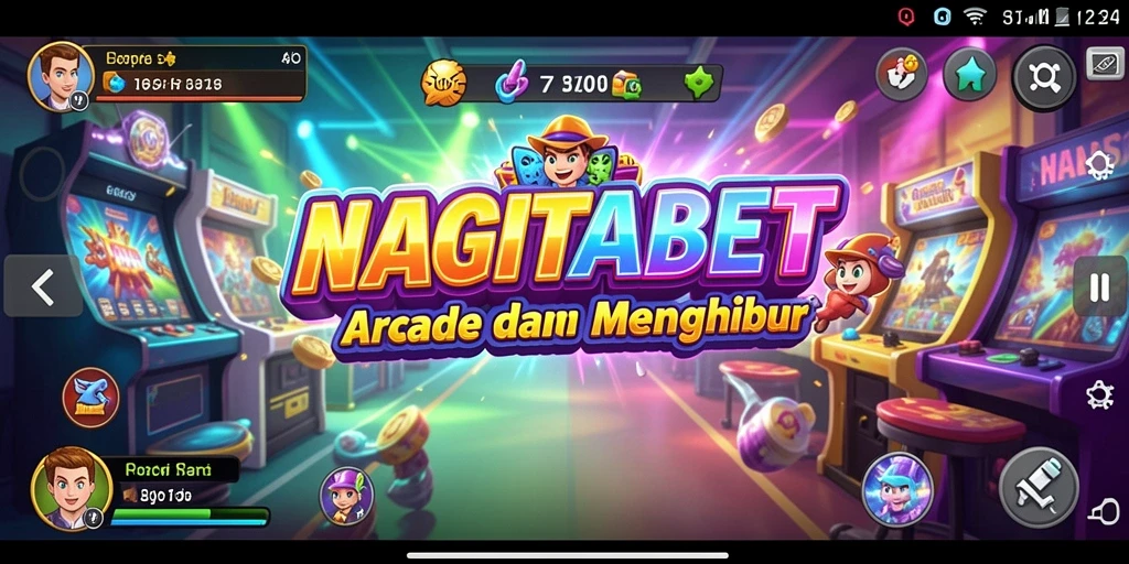 Tampilan gameplay Arcade yang seru dan menghibur di NAGITABET.
