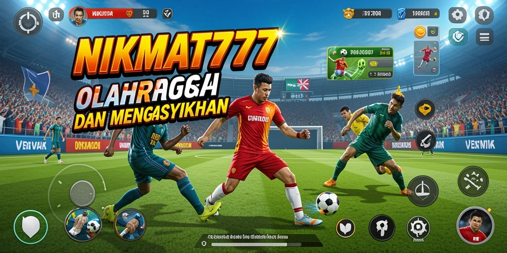 Tampilan gameplay seru di NIKMAT777 dengan aksi olahraga nyata.