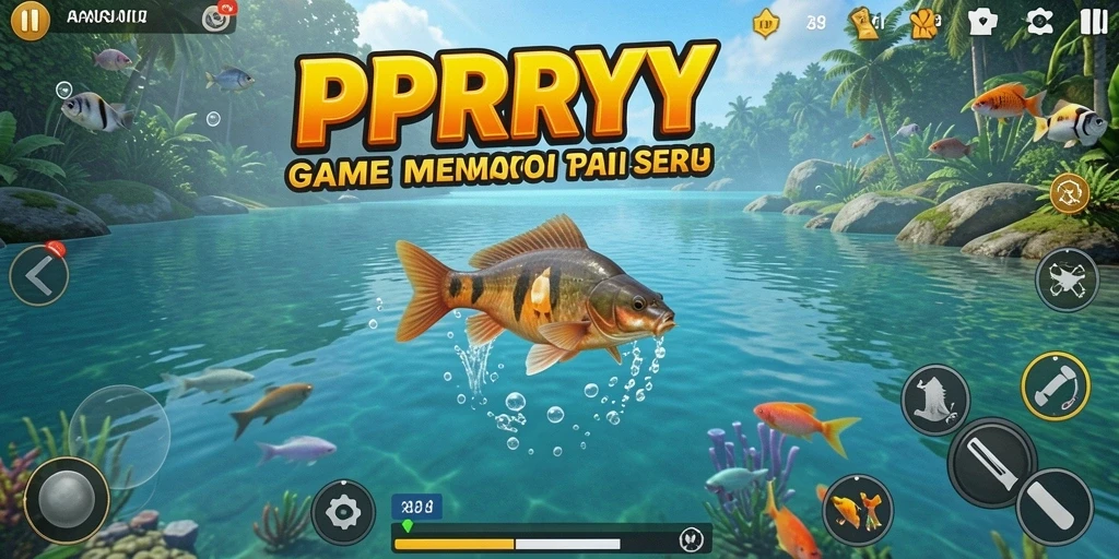 Tangkapan ikan yang beragam dalam gameplay PPRRYY.