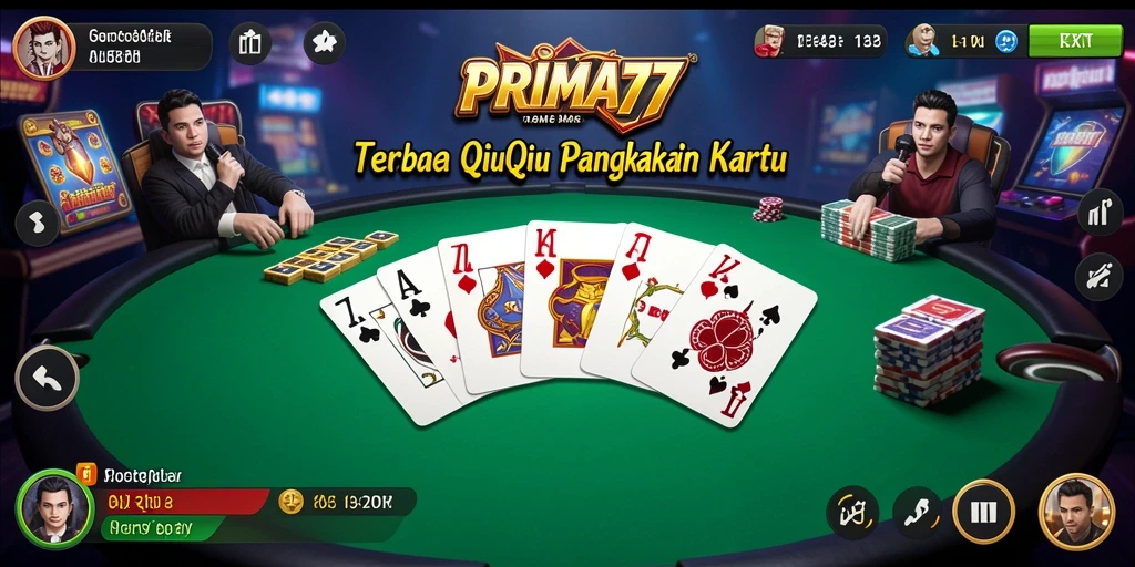 Tampilan gameplay QiuQiu yang mendebarkan di PRIMA77.