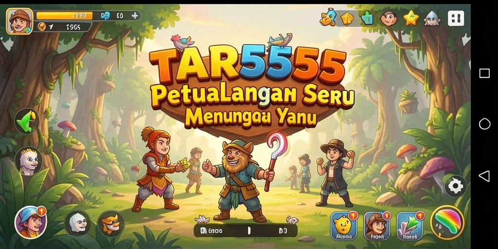 Screenshot TAR555 menampilkan momen petualangan yang menegangkan.