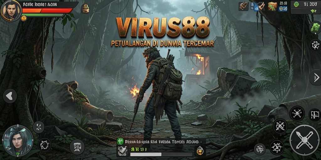 Gameplay seru di dunia <strong>VIRUS88</strong> yang penuh petualangan dan tantangan.