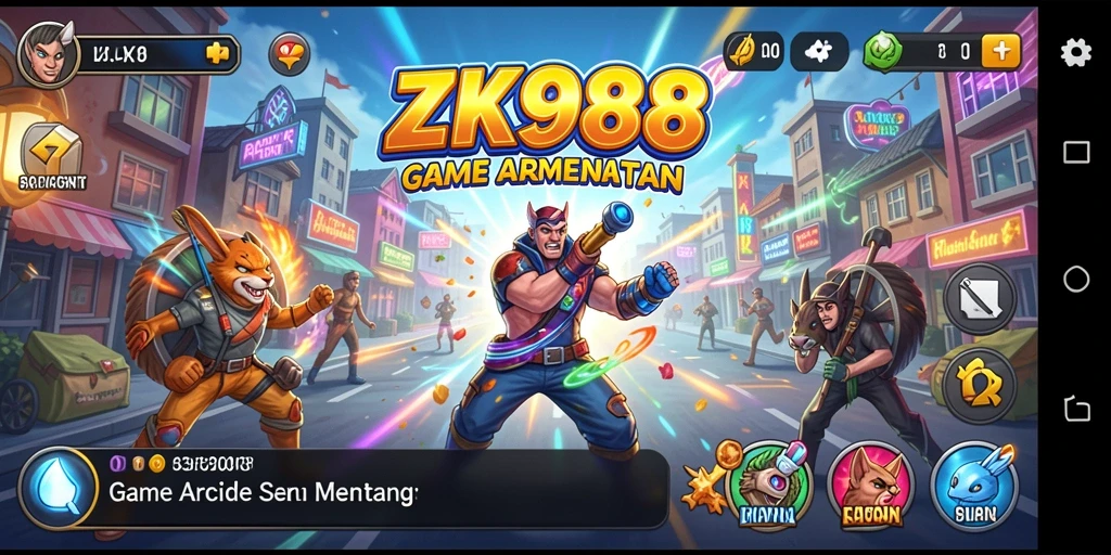Tampilan gameplay ZK988 yang penuh aksi dan tantangan.